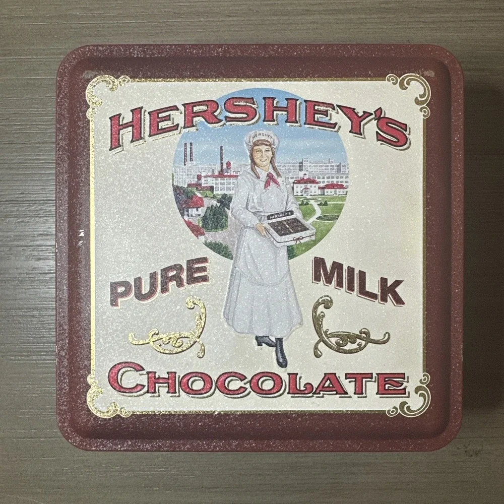 Hershey's Vintage Edition #2 Collectible 1992 Tin Canister Milk‎ Chocolate